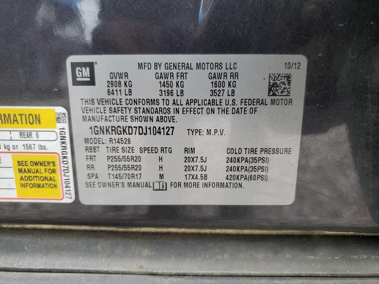 2013 Chevrolet Traverse - Image 13