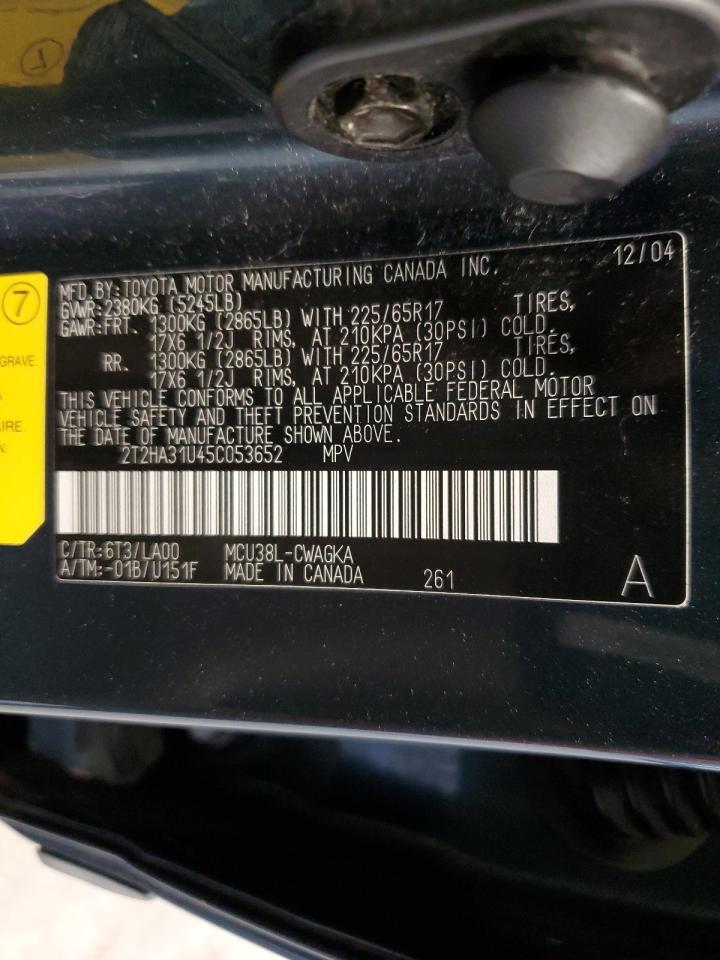 2T2HA31U45C053652 2005 Lexus Rx 330