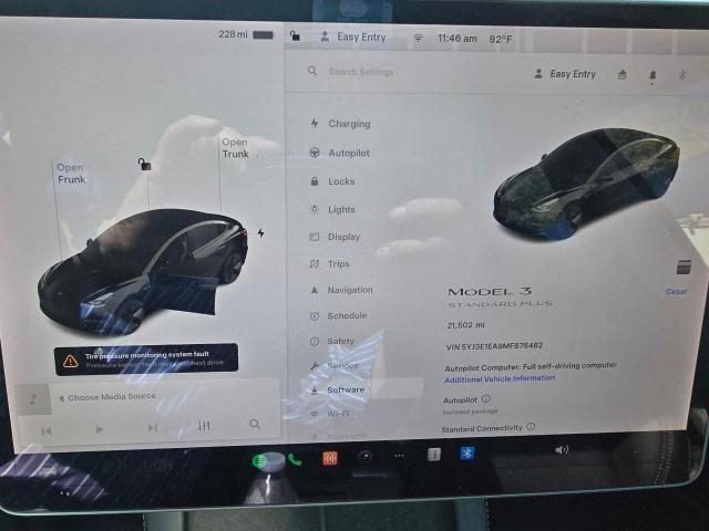  TESLA MODEL 3 2021 Чорний