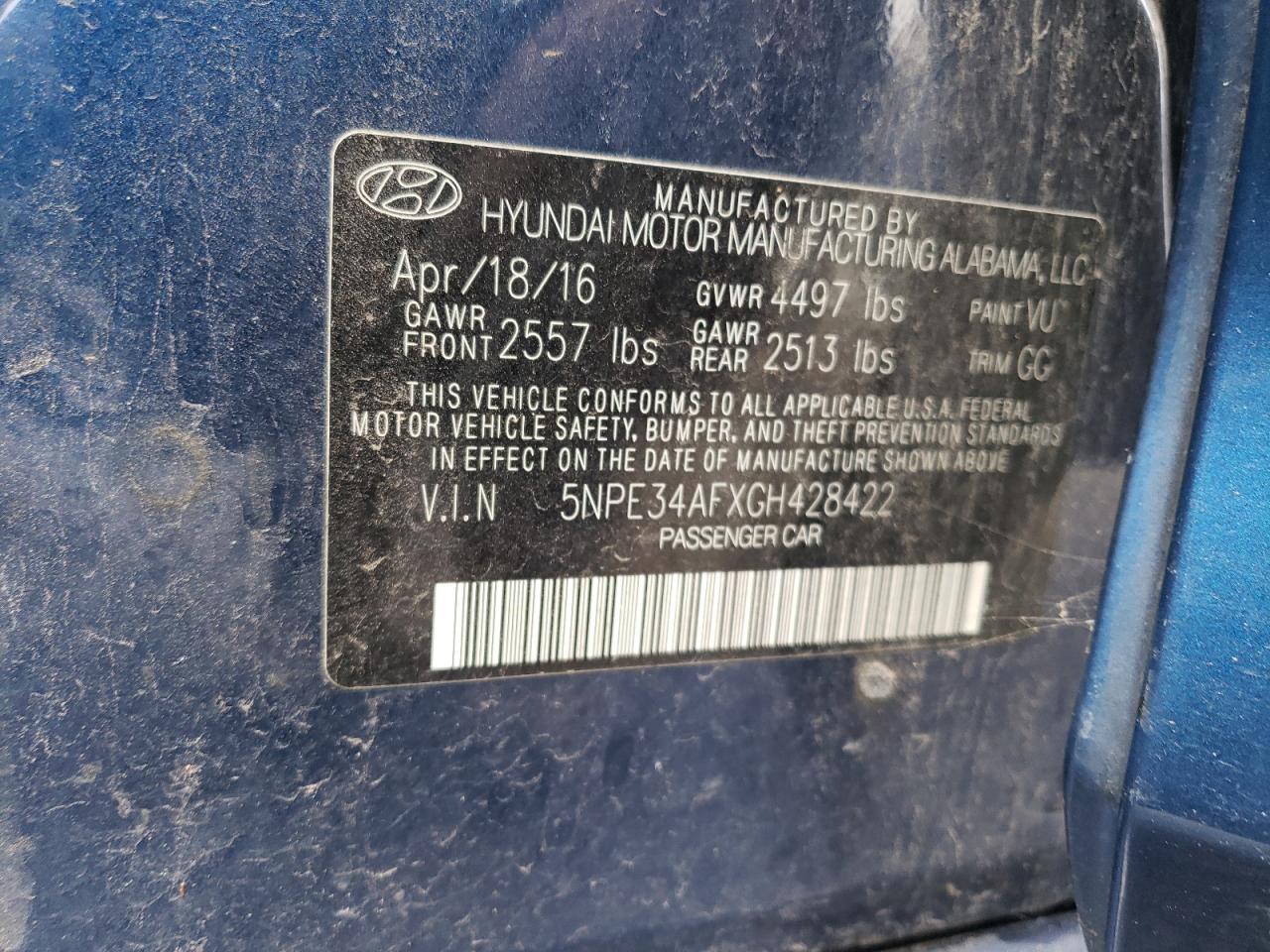 2016 Hyundai Sonata - Image 14