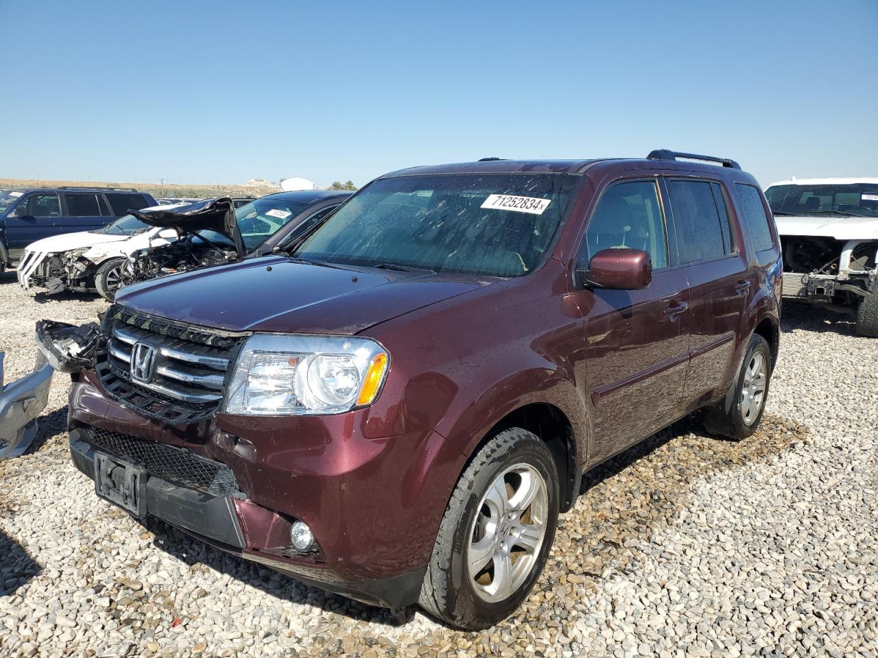 VIN 5FNYF4H51DB021729 2013 HONDA PILOT no.1