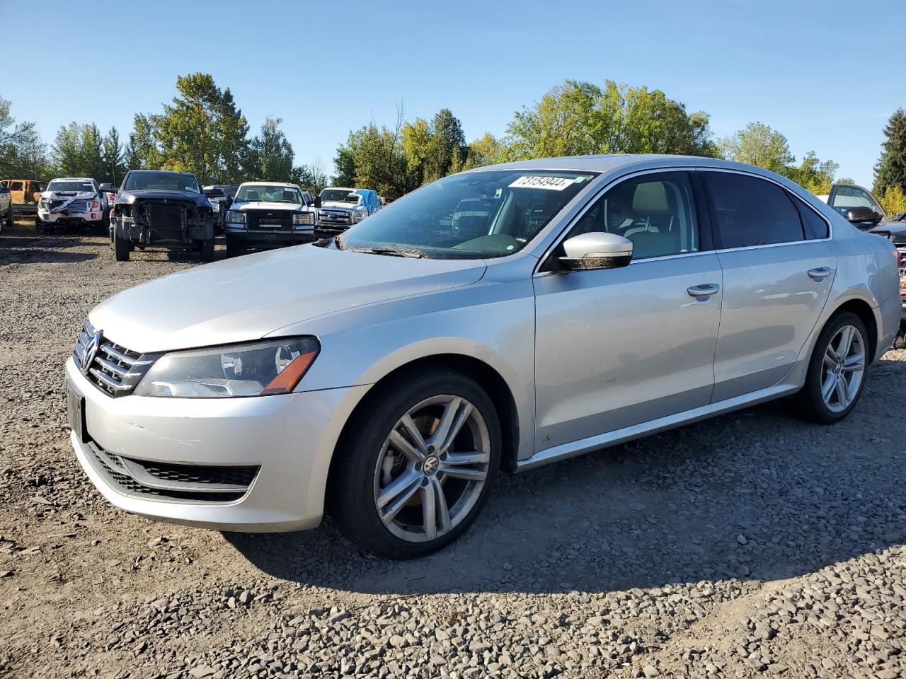 VIN 1VWBN7A36EC003726 2014 VOLKSWAGEN PASSAT no.1