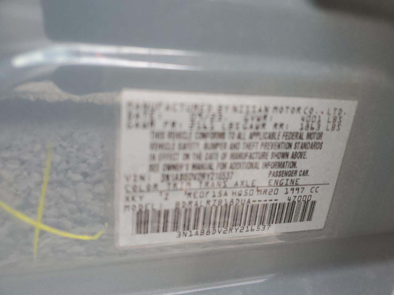 3N1AB8DV2RY216537 2024 Nissan Sentra Sr