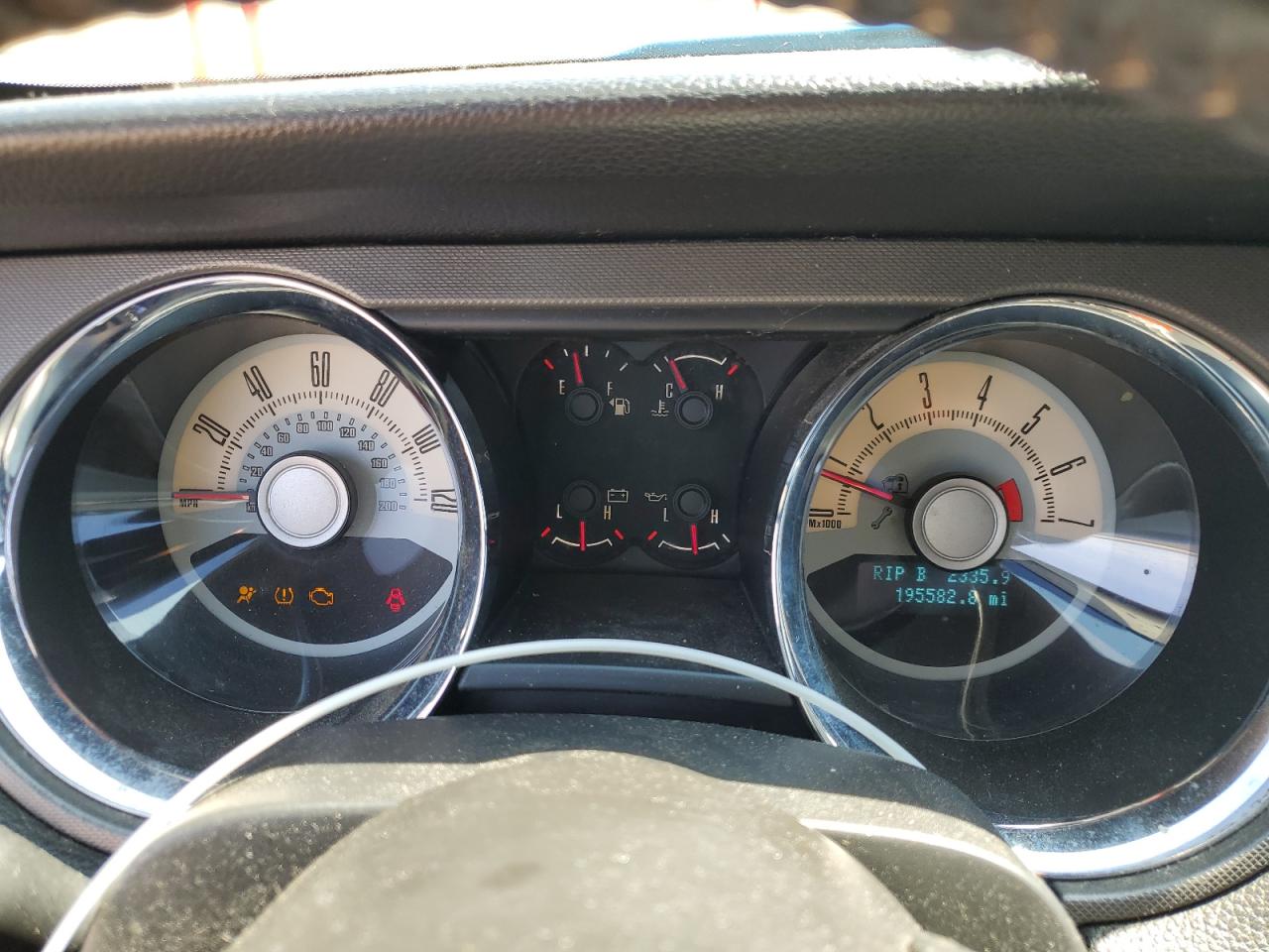 2010 Ford Mustang VIN: 1ZVBP8AN0A5165156 Lot: 72191844