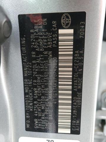 4T1G11AK8PU742890 Toyota Camry SE N 13