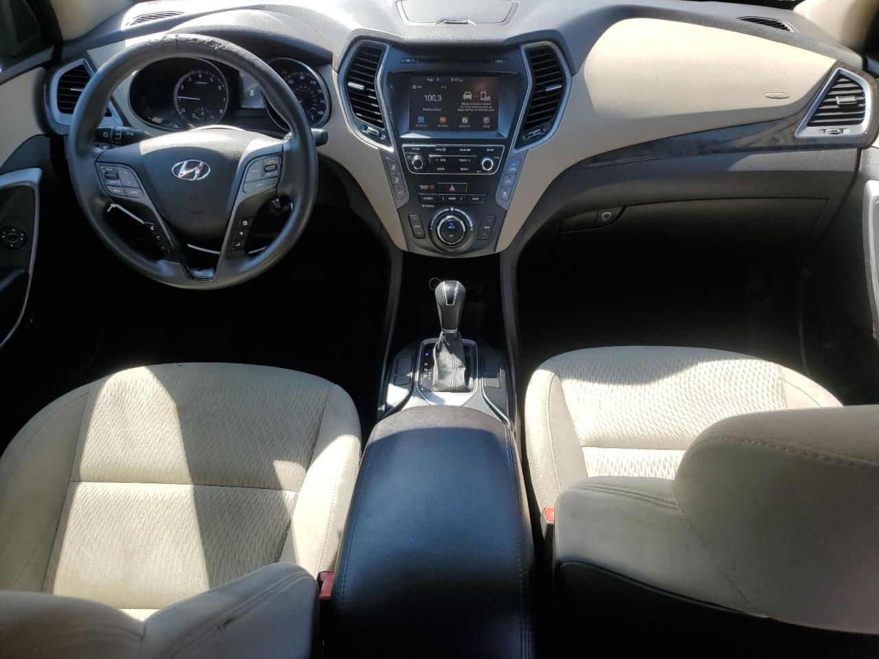 KM8SM4HF6HU169968 2017 Hyundai Santa Fe Se