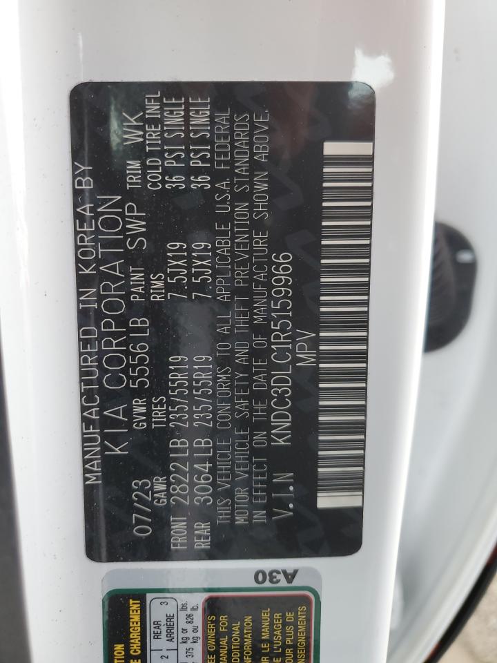 KNDC3DLC1R5159966 2024 Kia Ev6 Light