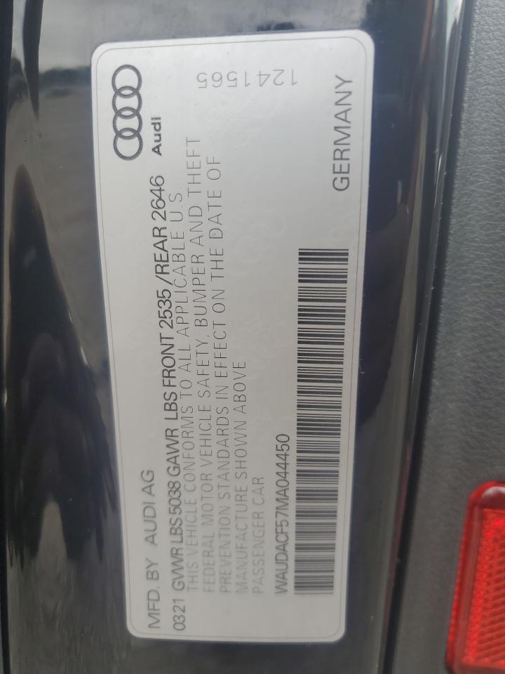 WAUDACF57MA044450 2021 Audi A5 Premium 45