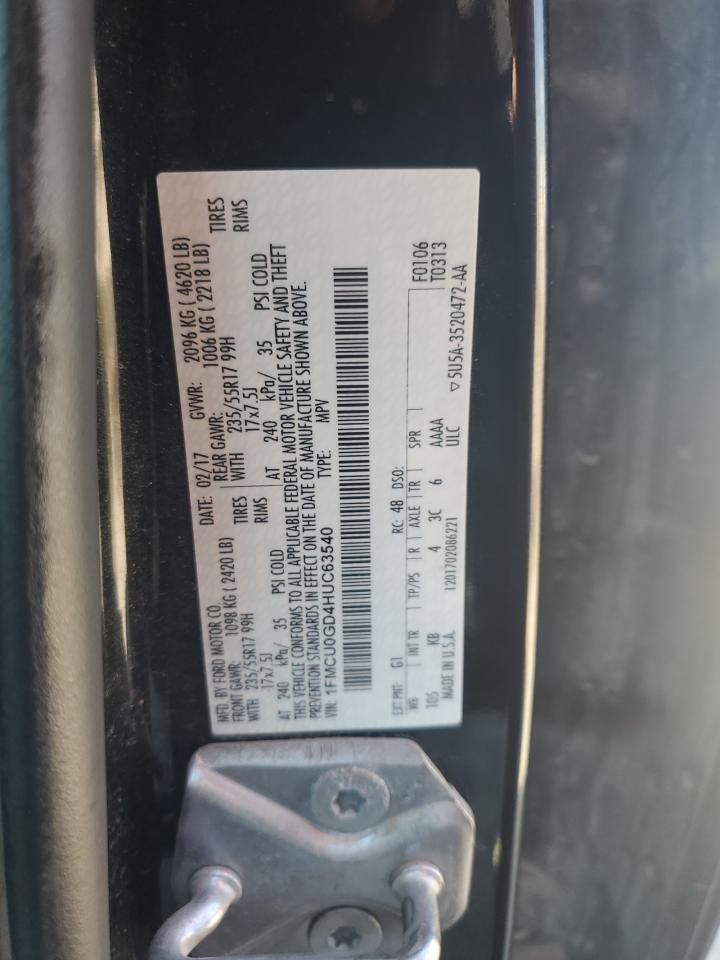 1FMCU0GD4HUC63540 2017 FORD ESCAPE - Image 13