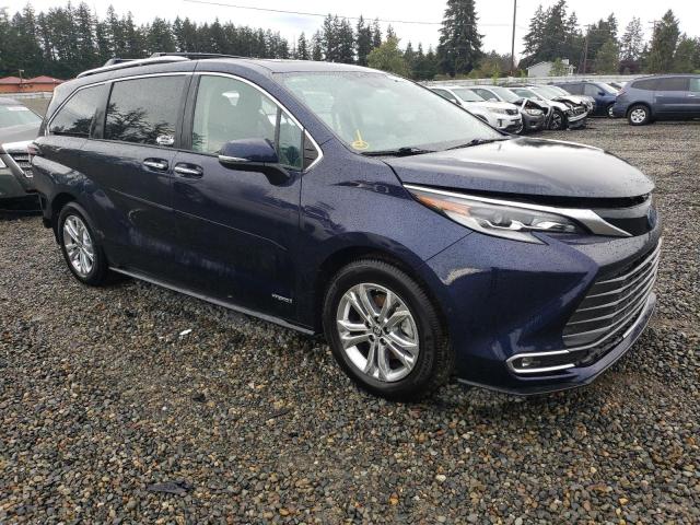  TOYOTA SIENNA 2021 Blue