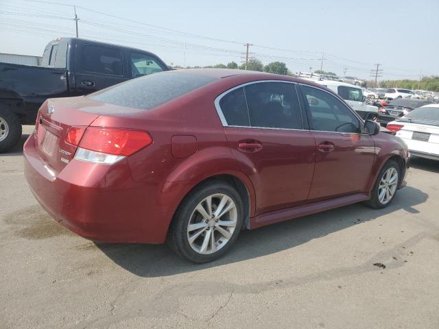  SUBARU LEGACY 2013 Червоний