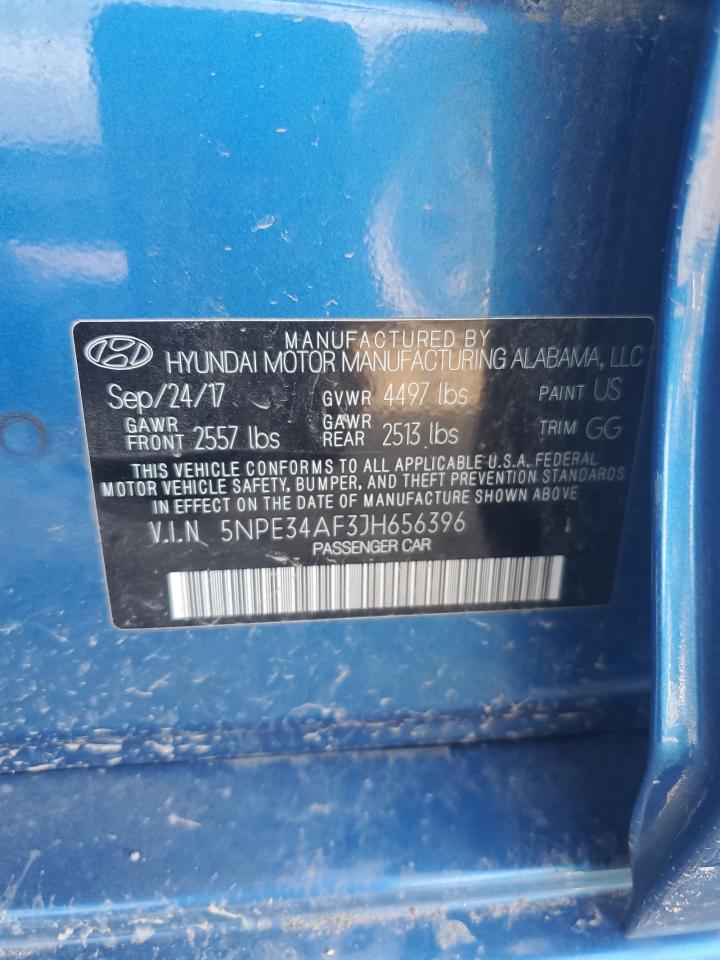 5NPE34AF3JH656396 2018 Hyundai Sonata Sport