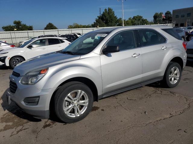  CHEVROLET EQUINOX 2016 Silver