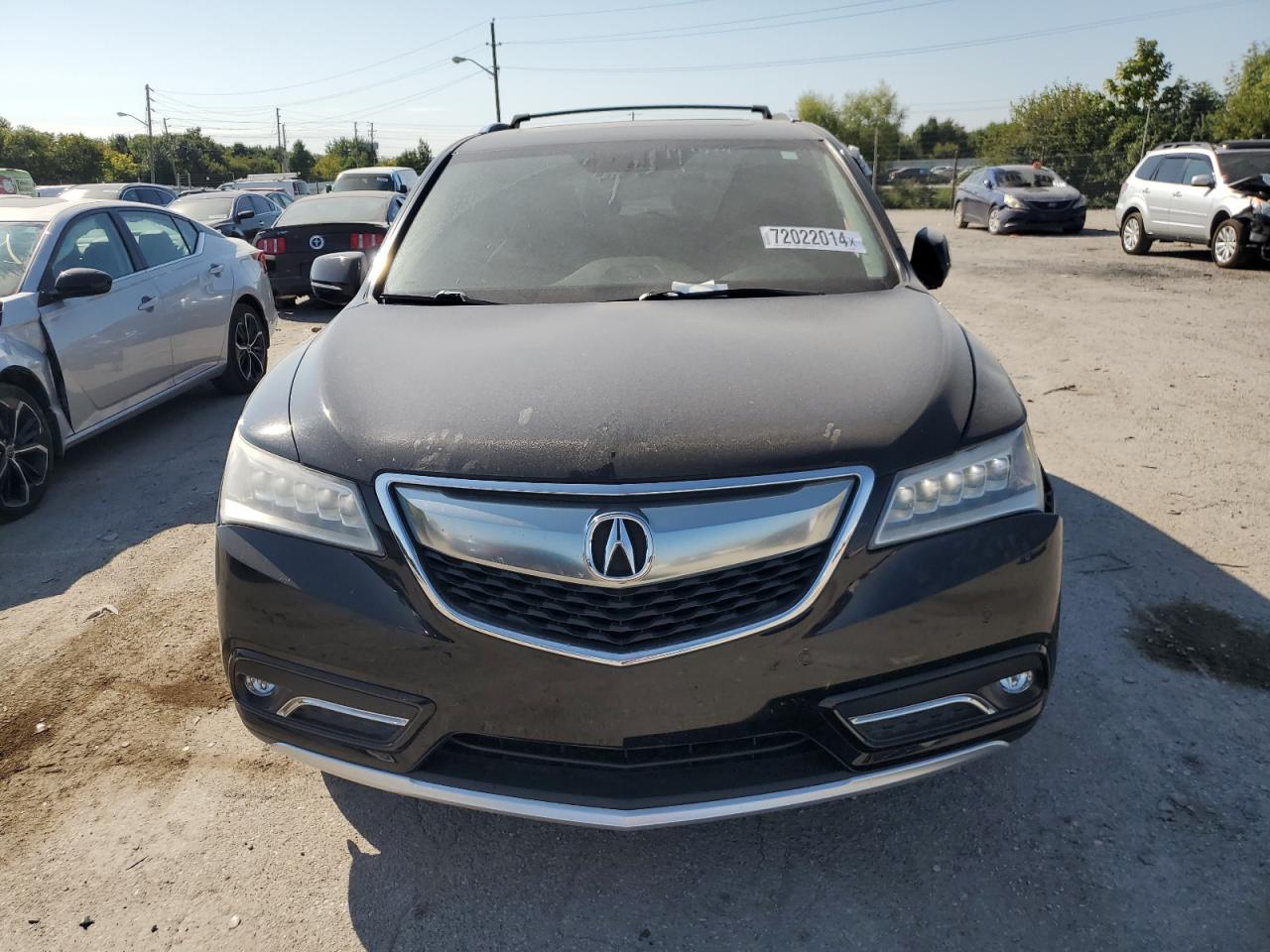 2015 Acura Mdx Advance VIN: 5FRYD4H89FB023598 Lot: 72022014