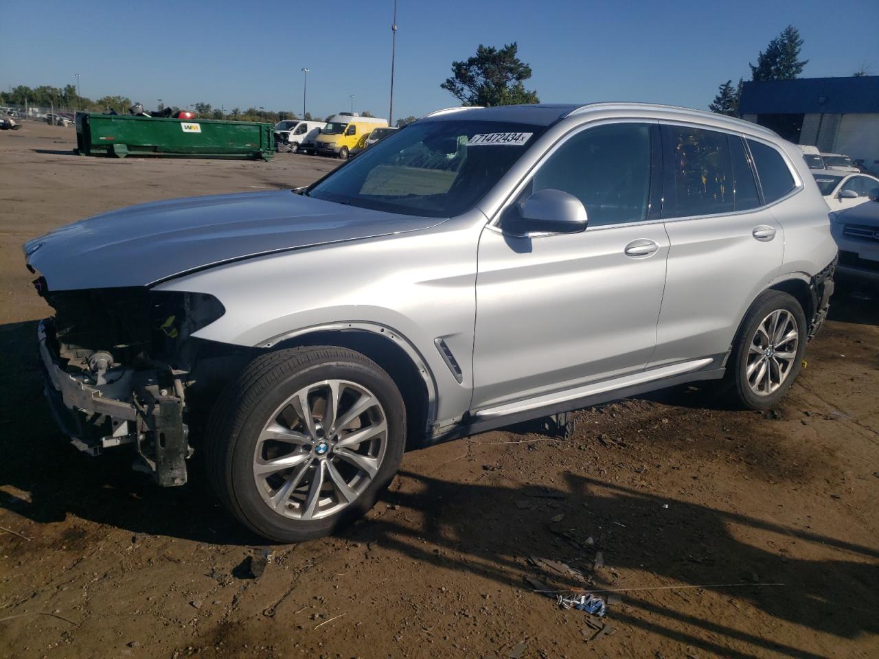 VIN 5UXTR9C59KLE18512 2019 BMW X3 no.1