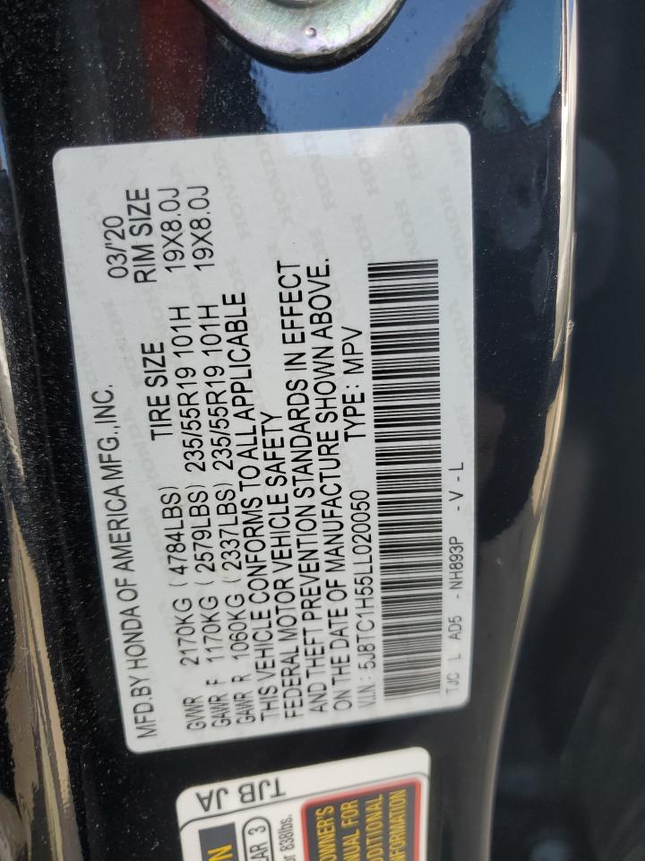 2020 Acura Rdx Technology VIN: 5J8TC1H55LL020050 Lot: 70981054