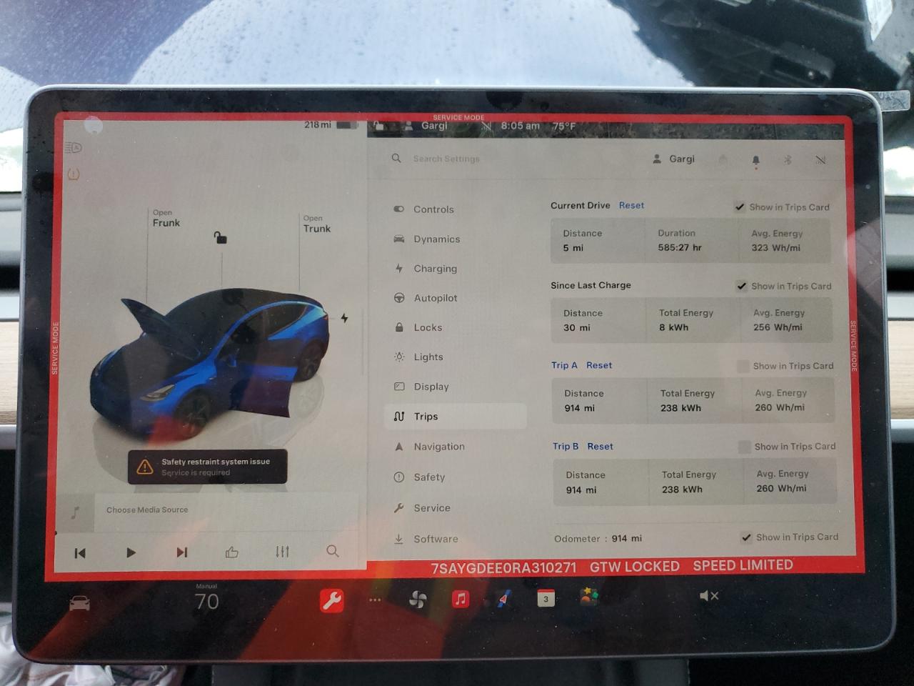 7SAYGDEE0RA310271 2024 Tesla Model Y