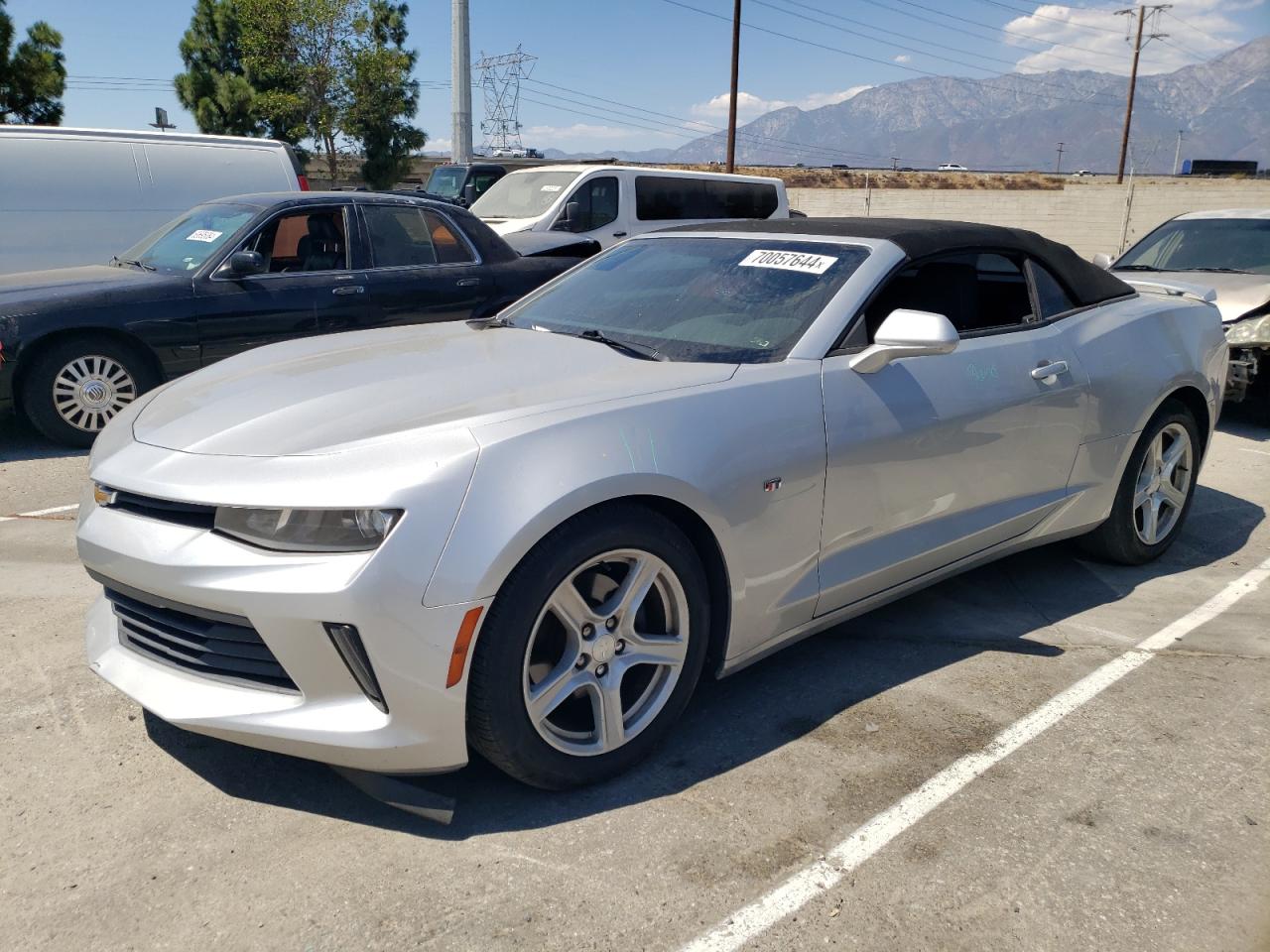 2017 Chevrolet Camaro Lt VIN: 1G1FB3DS4H0107395 Lot: 70057644