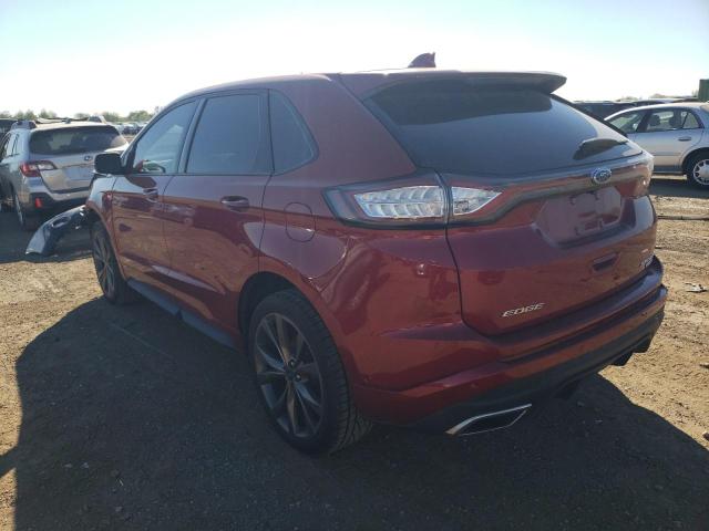  FORD EDGE 2018 Czerwony