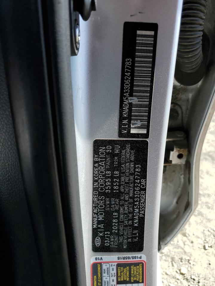 KNADM5A33D6247783 2013 Kia Rio Lx