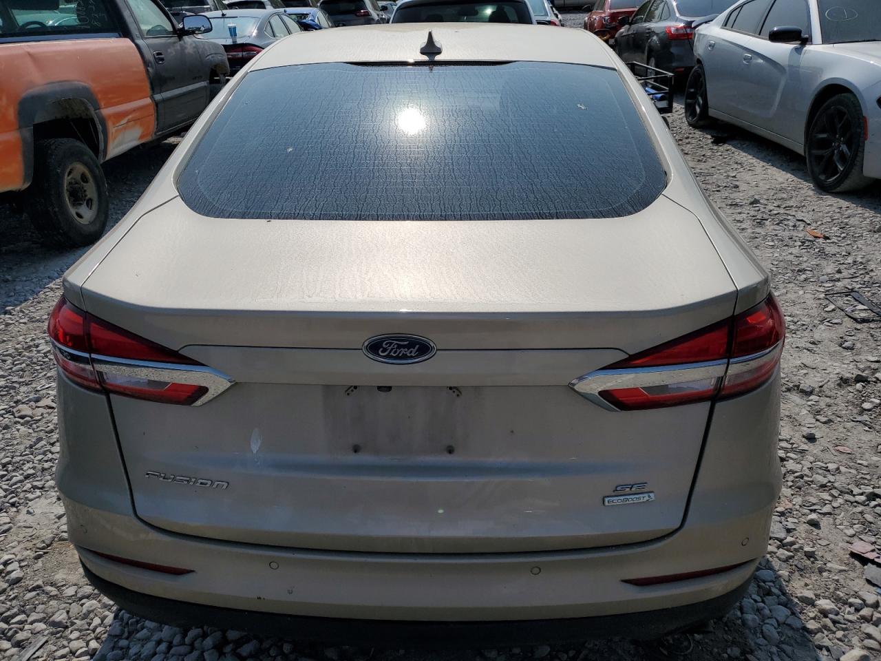 2019 Ford Fusion Se VIN: 3FA6P0HD6KR164195 Lot: 70357434