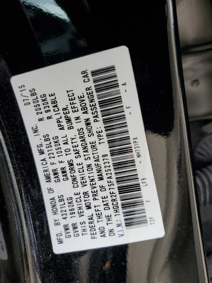 1HGCR2F75FA252379 2015 Honda Accord Ex