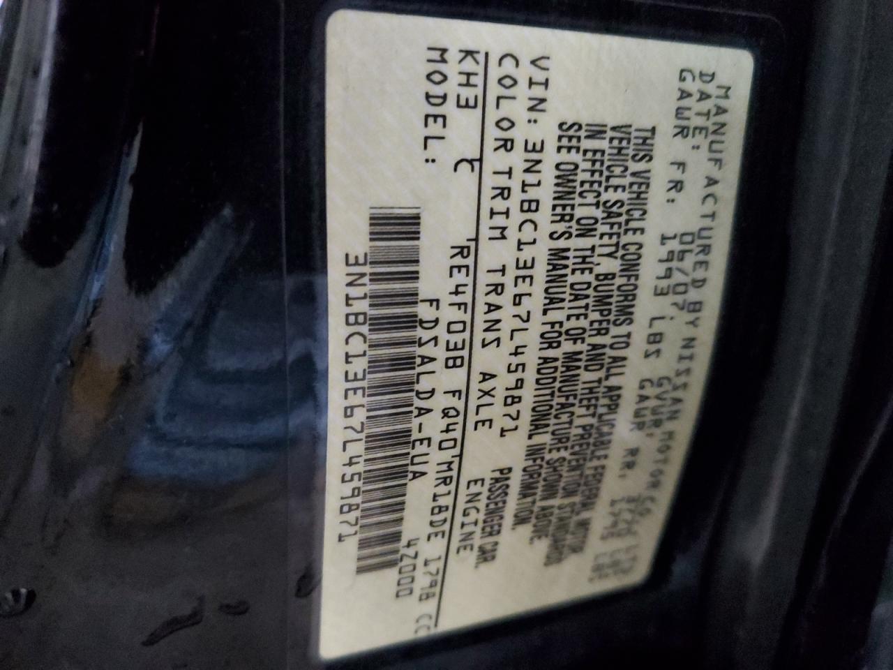 3N1BC13E67L459871 2007 Nissan Versa S