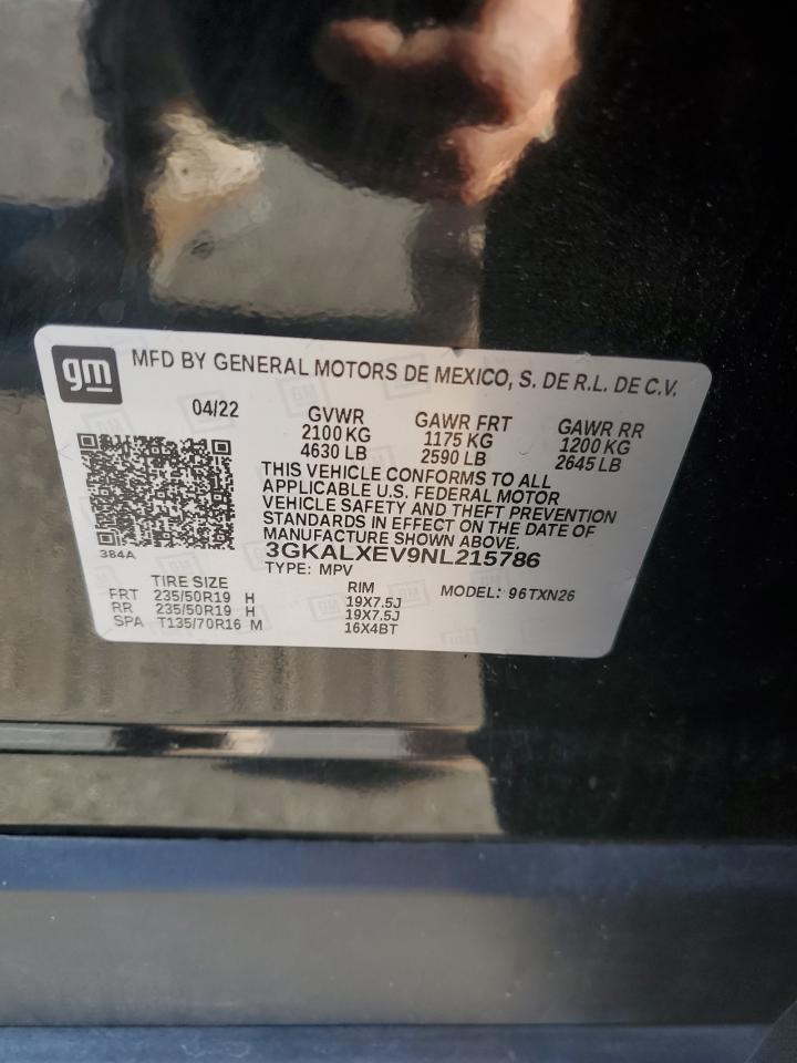 3GKALXEV9NL215786 2022 GMC Terrain Denali