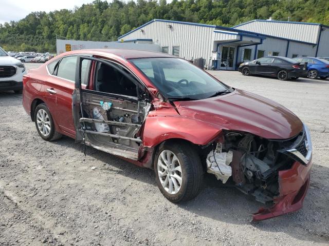  NISSAN SENTRA 2018 Czerwony