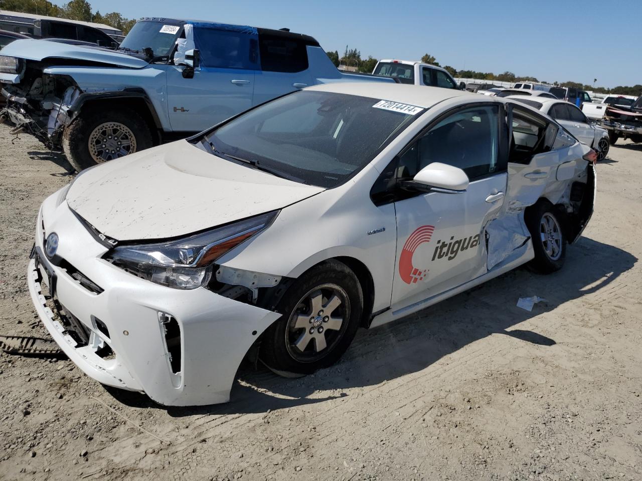 VIN JTDKARFU2K3092623 2019 TOYOTA PRIUS no.1