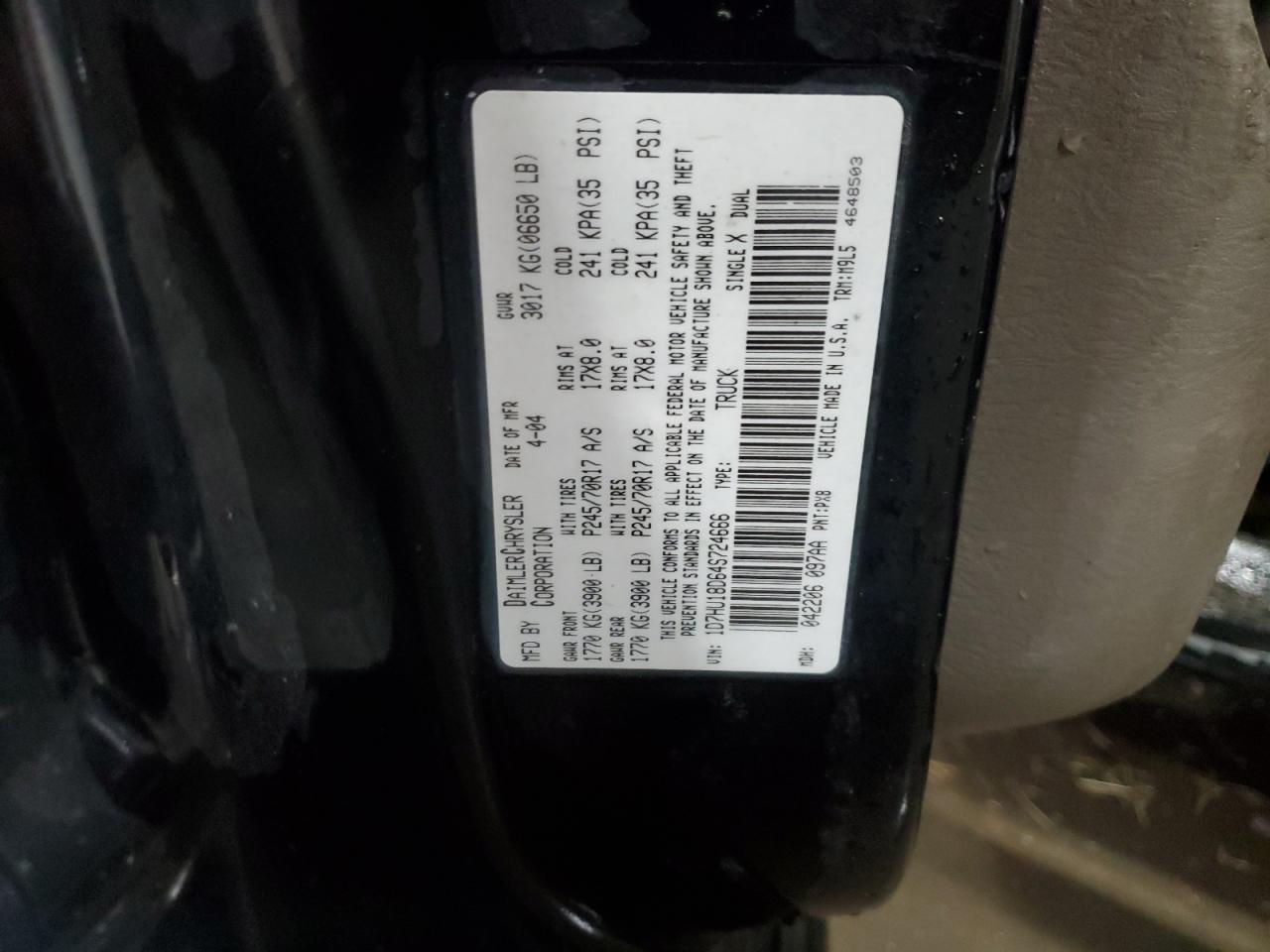 1D7HU18D64S724666 2004 Dodge Ram 1500 St