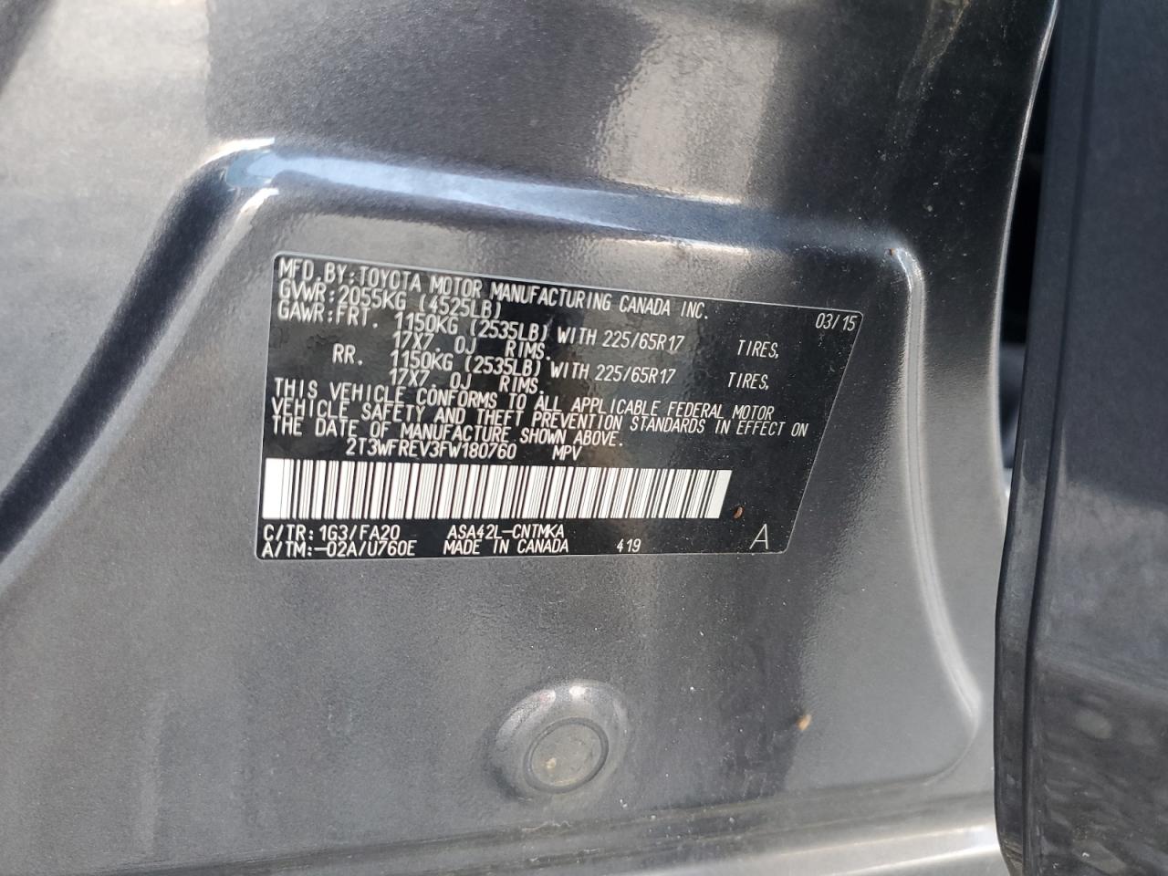 2015 Toyota RAV 4 - Image 13