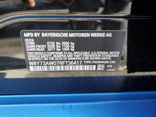 WBY73AW07RFT36417 BMW I4 Edrive  12