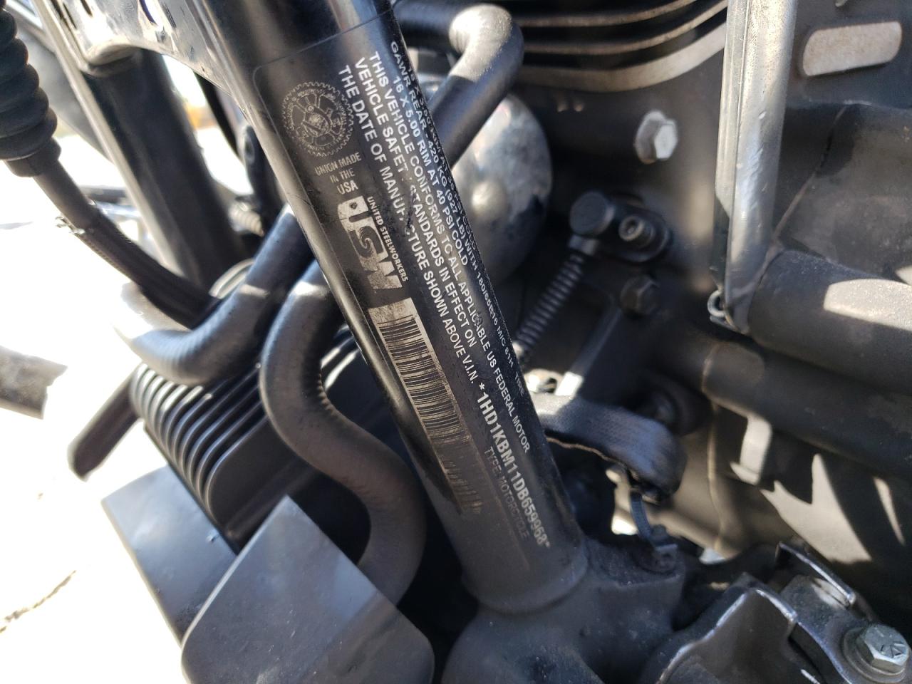 2013 Harley-Davidson Flhx Street Glide VIN: 1HD1KBM11DB659968 Lot: 72346004