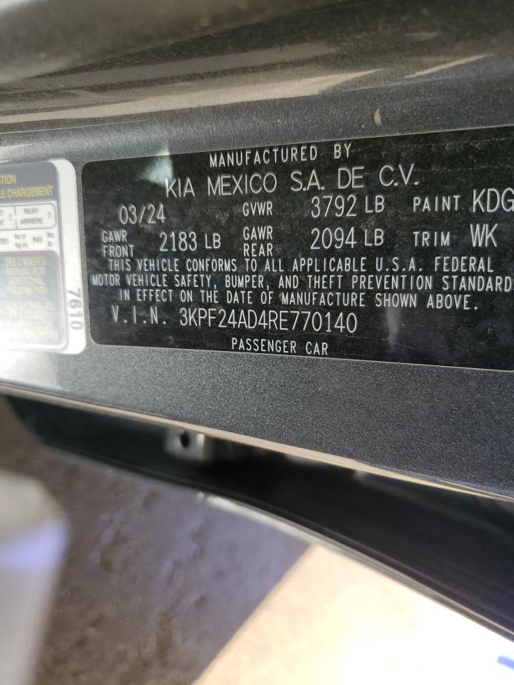 3KPF24AD4RE770140 Kia Forte LX 12