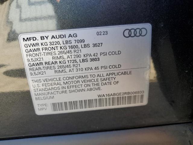 WA16ABGE2RB006933 Audi Q8 E-Tron  13