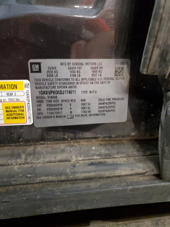 2013 GMC Acadia Sle VIN: 1GKKVPKD6DJ174811 Lot: 71889154