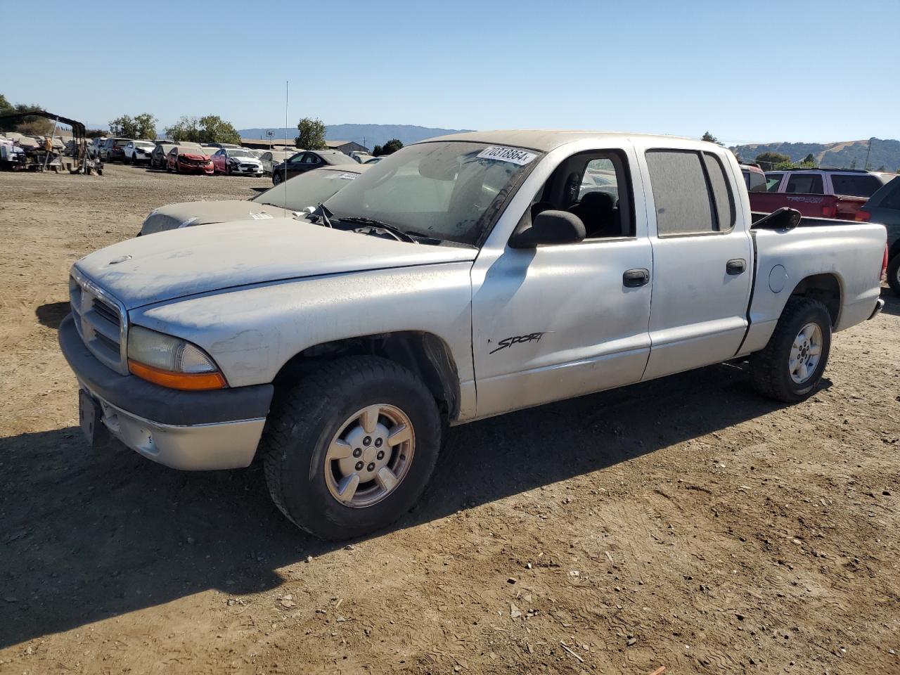 2001 Dodge Dakota Quad VIN: 1B7HL2AX41S278908 Lot: 70318864