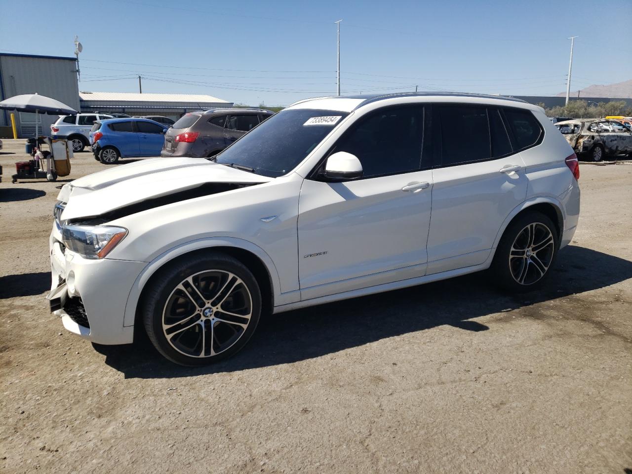 VIN 5UXWZ7C57H0V85038 2017 BMW X3 no.1