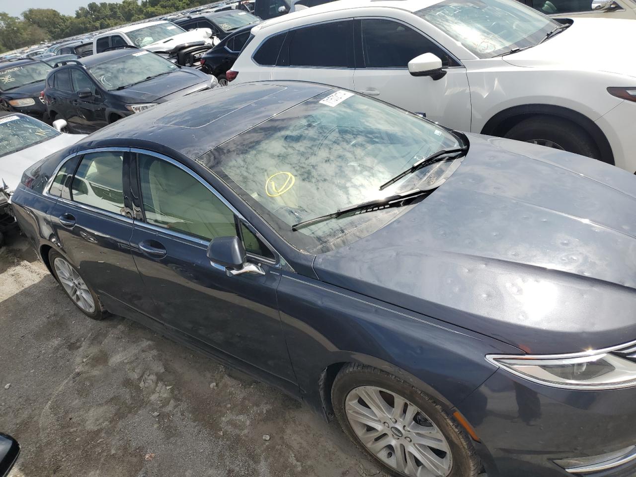 VIN 3LN6L2LU5ER810741 2014 LINCOLN MKZ no.9