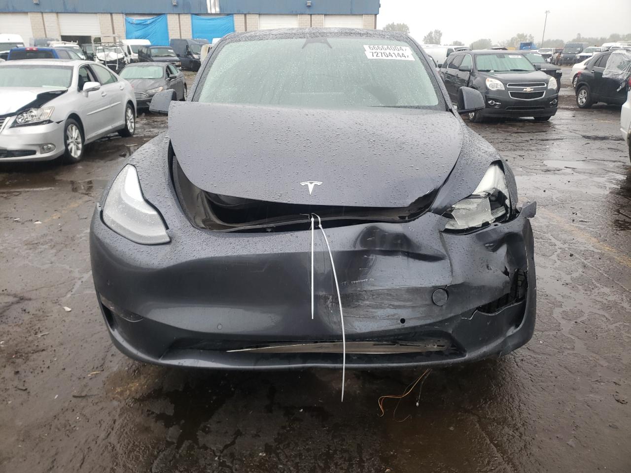 VIN 7SAYGDEF1NF550984 2022 TESLA MODEL Y no.5