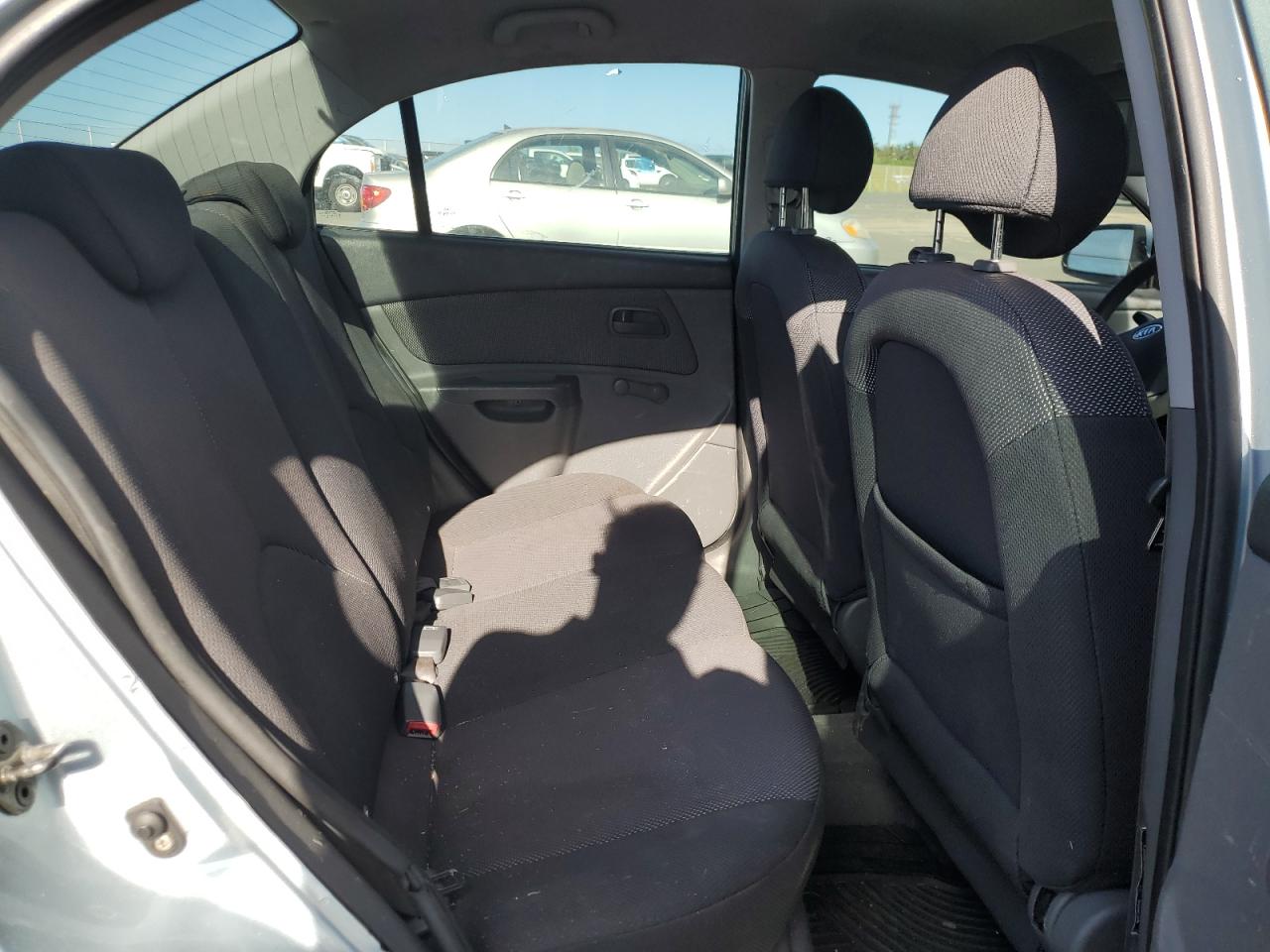 2007 Kia Rio Base VIN: KNADE123X76244159 Lot: 70010794