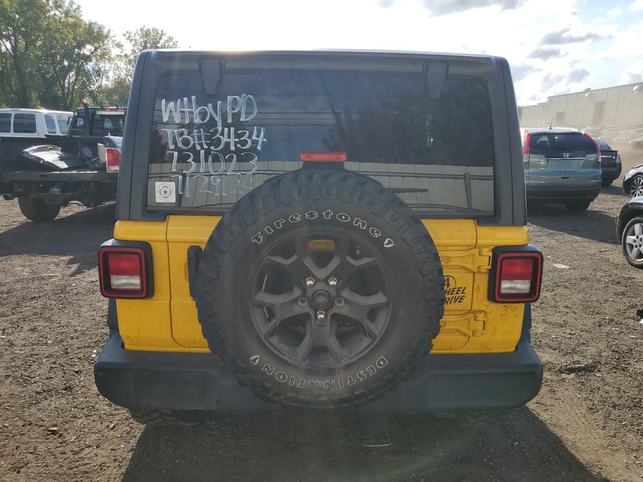 2021 Jeep Wrangler Sport VIN: 1C4HJXAG6MW731023 Lot: 68871324