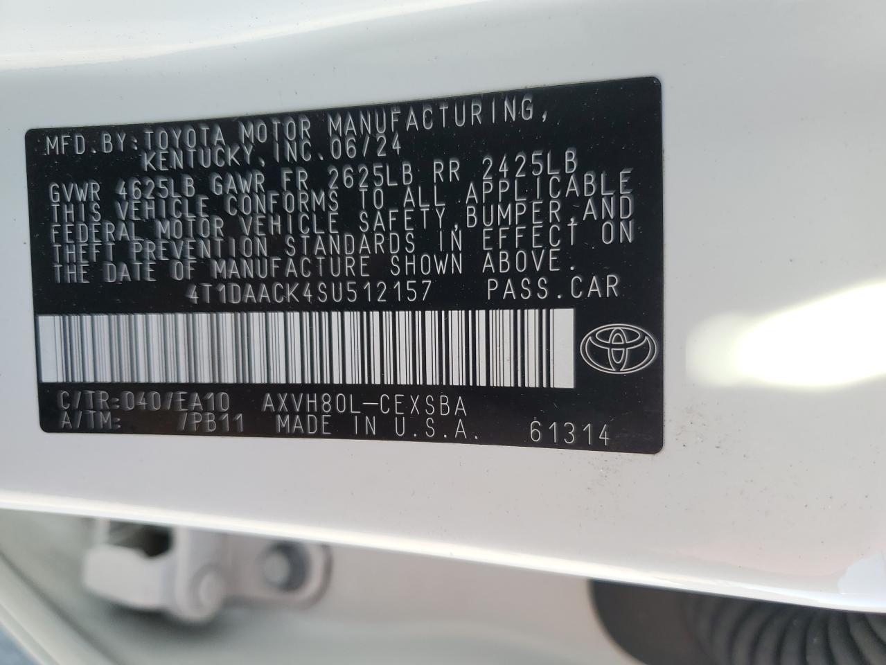 4T1DAACK4SU512157 2025 TOYOTA CAMRY - Image 14