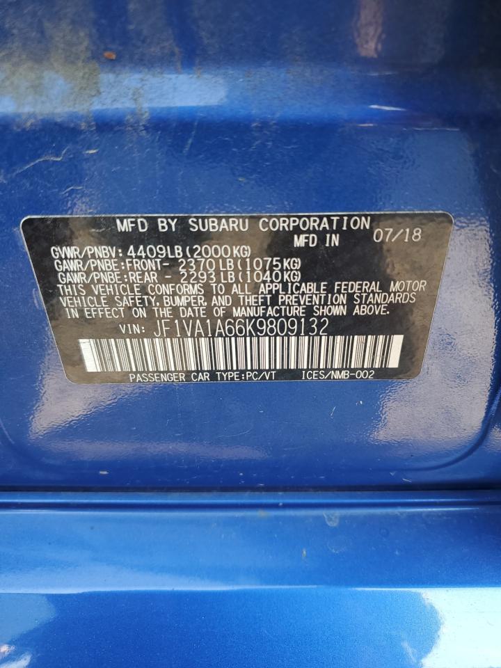 JF1VA1A66K9809132 2019 Subaru Wrx