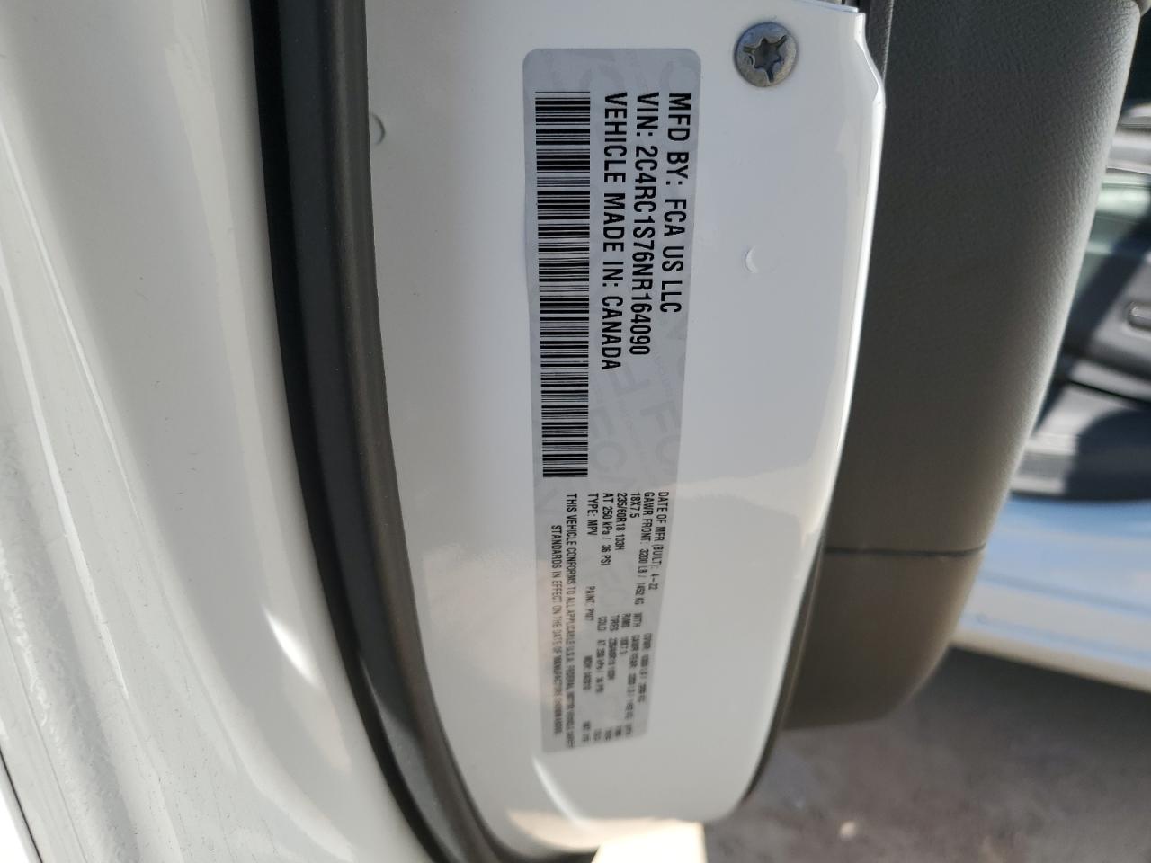 2C4RC1S76NR164090 2022 Chrysler Pacifica Hybrid Limited