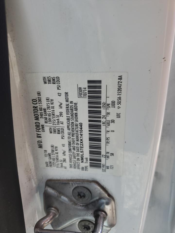 NM0LS7E2XK1410440 2019 Ford Transit Connect Xl