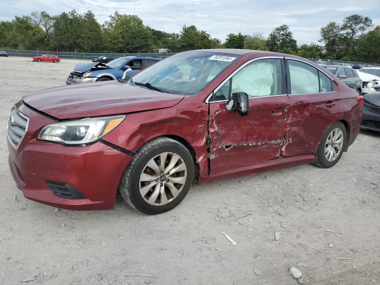 2017 Subaru Legacy 2.5I Premium VIN: 4S3BNAD66H3048336 Lot: 70281594