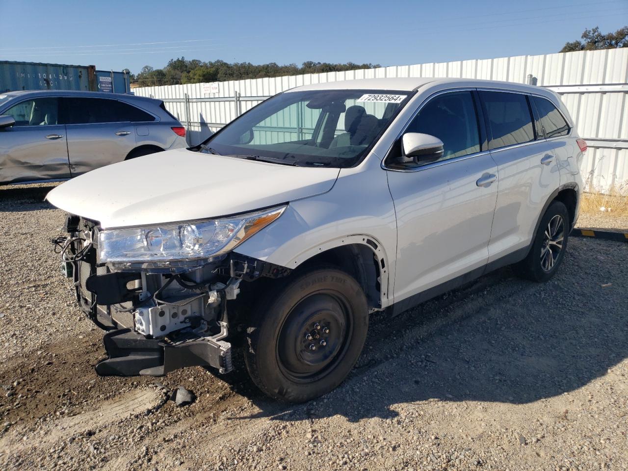 5TDBZRFH5KS738991 2019 TOYOTA HIGHLANDER - Image 1