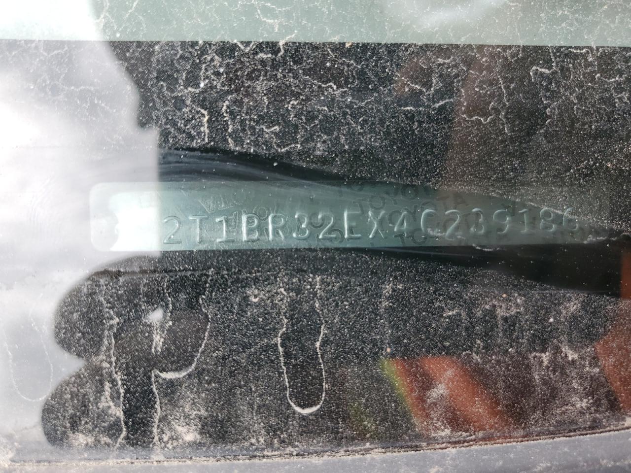 2004 Toyota Corolla Ce VIN: 2T1BR32EX4C239186 Lot: 72046744